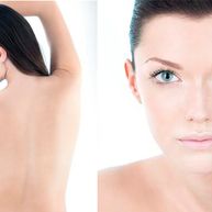 Ederbel rostro y espalda de mujer
